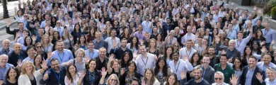 The full workforce of a company