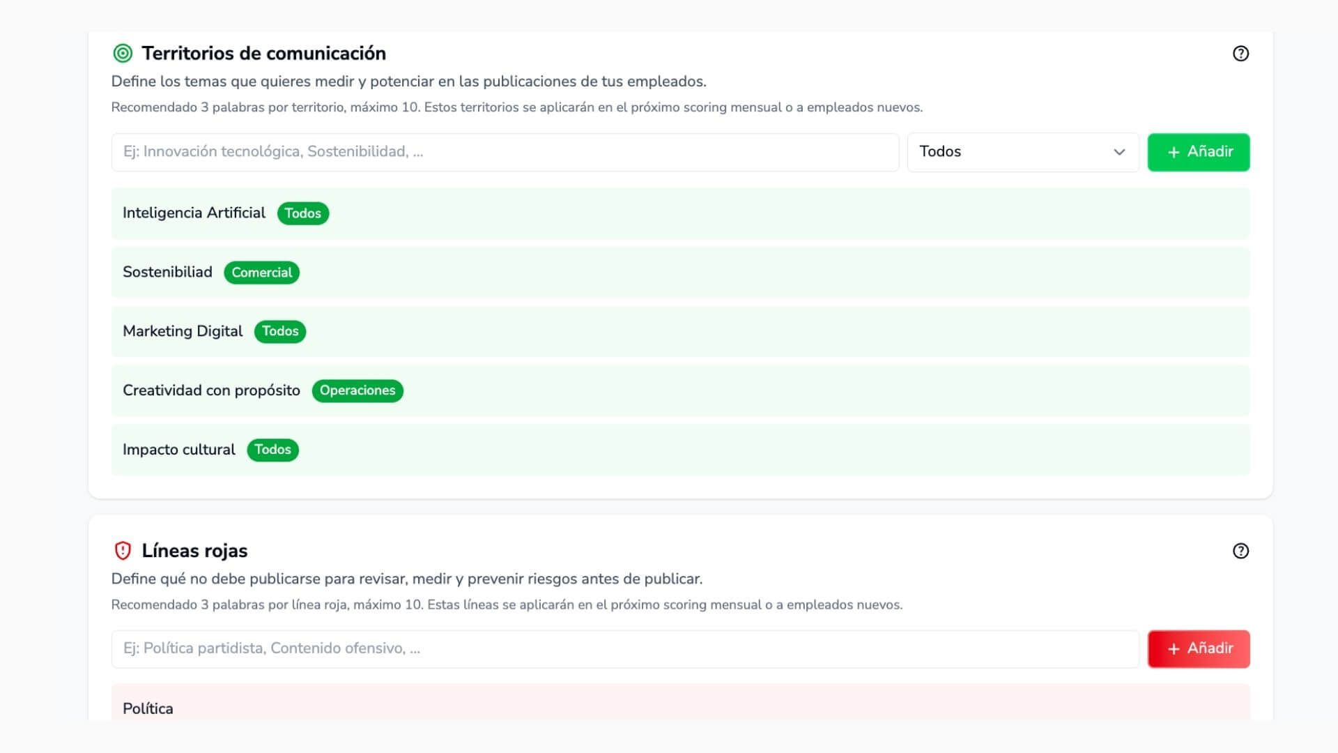 Territorios marca lineas rojas scoringmy