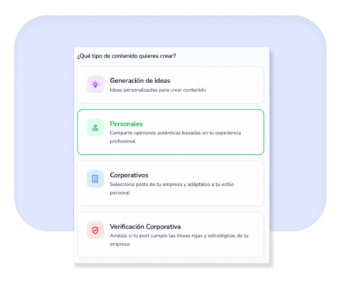 tipologia posts generacion contenidos IA scoringmy - Employee Advocacy