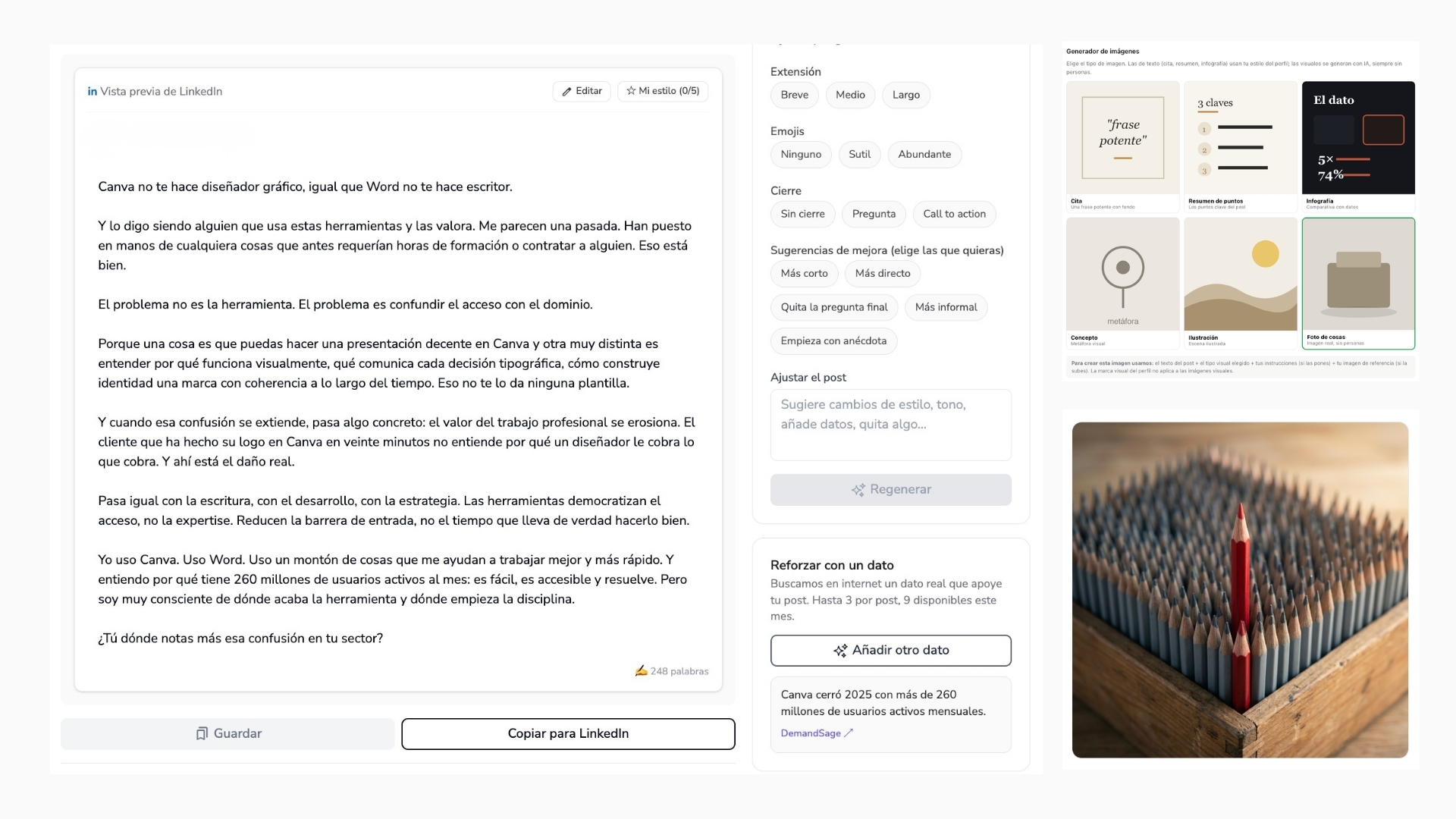 Generador con tu voz