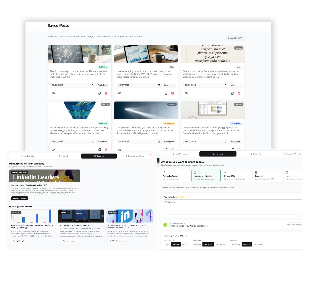 AI training and content generation to activate your thought leaders