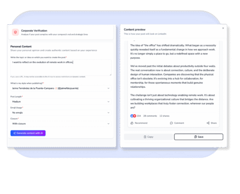 posts generados scoringmy - Employee Advocacy EN